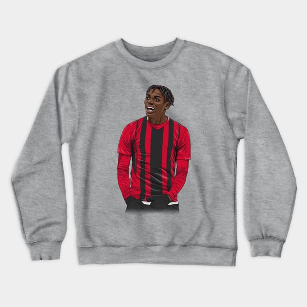 Rafael Leão Crewneck Sweatshirt by Ades_194